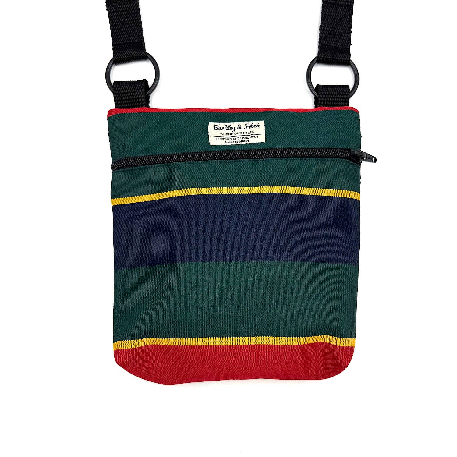 Barkley and Fetch – wholesale Pet treat bag – Dog – School Stripe Dog Walk and Treat Bag0