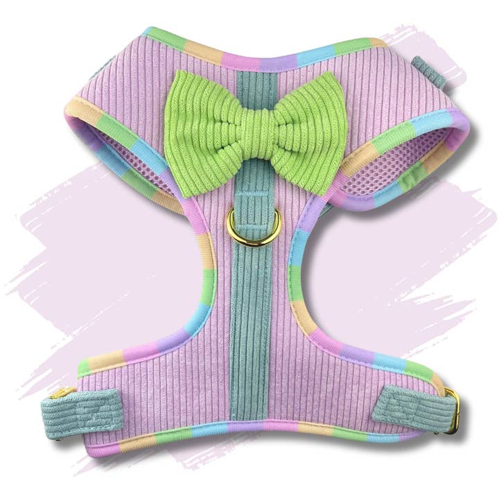 Hundesele med justerbar pasform - Cotton Candy fløjl for engroshandel hos Mylo and Mas Boutique