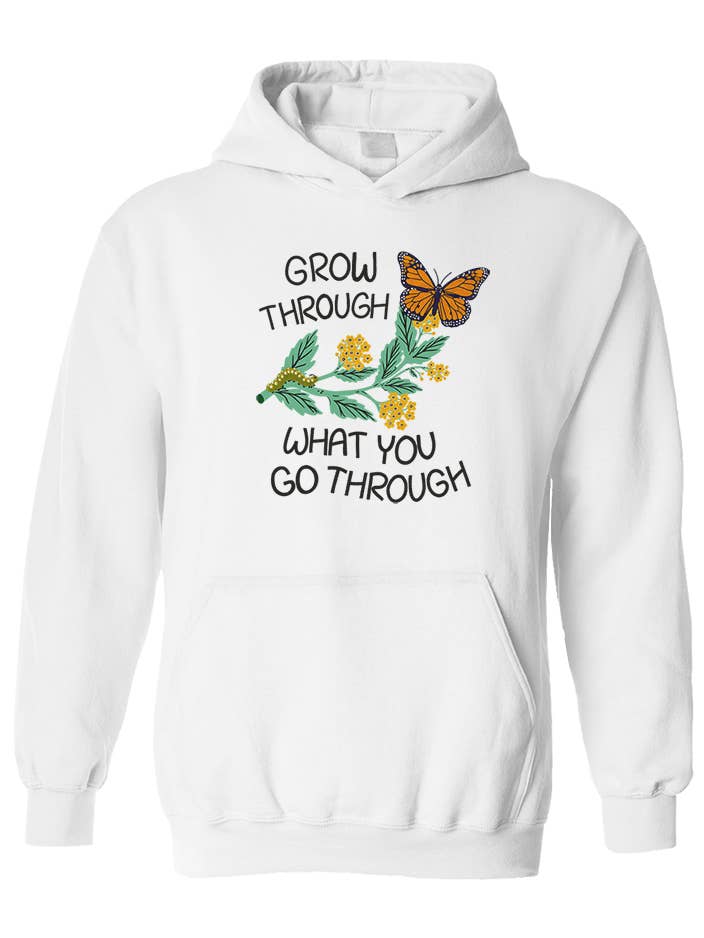 Wachse durch das, was du durchmachst - Hoodie für den Großhandel von Self-Care Is For Everyone