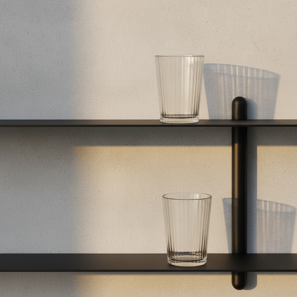 Studio Nordhaven - Wholesale Wall Mounted Shelf - NIVO Shelf Small B - black ash/black4