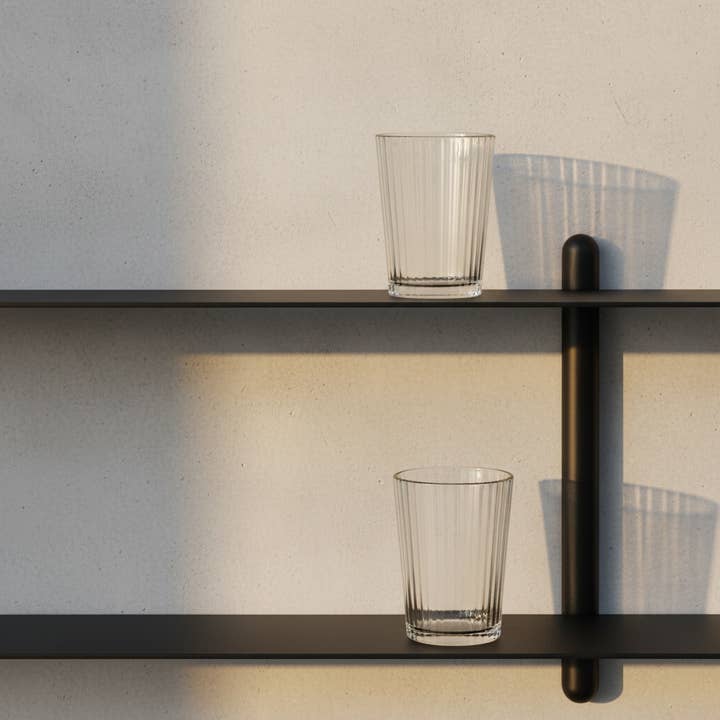 Studio Nordhaven - Wholesale Wall Mounted Shelf - NIVO Shelf Small B - black ash/black4