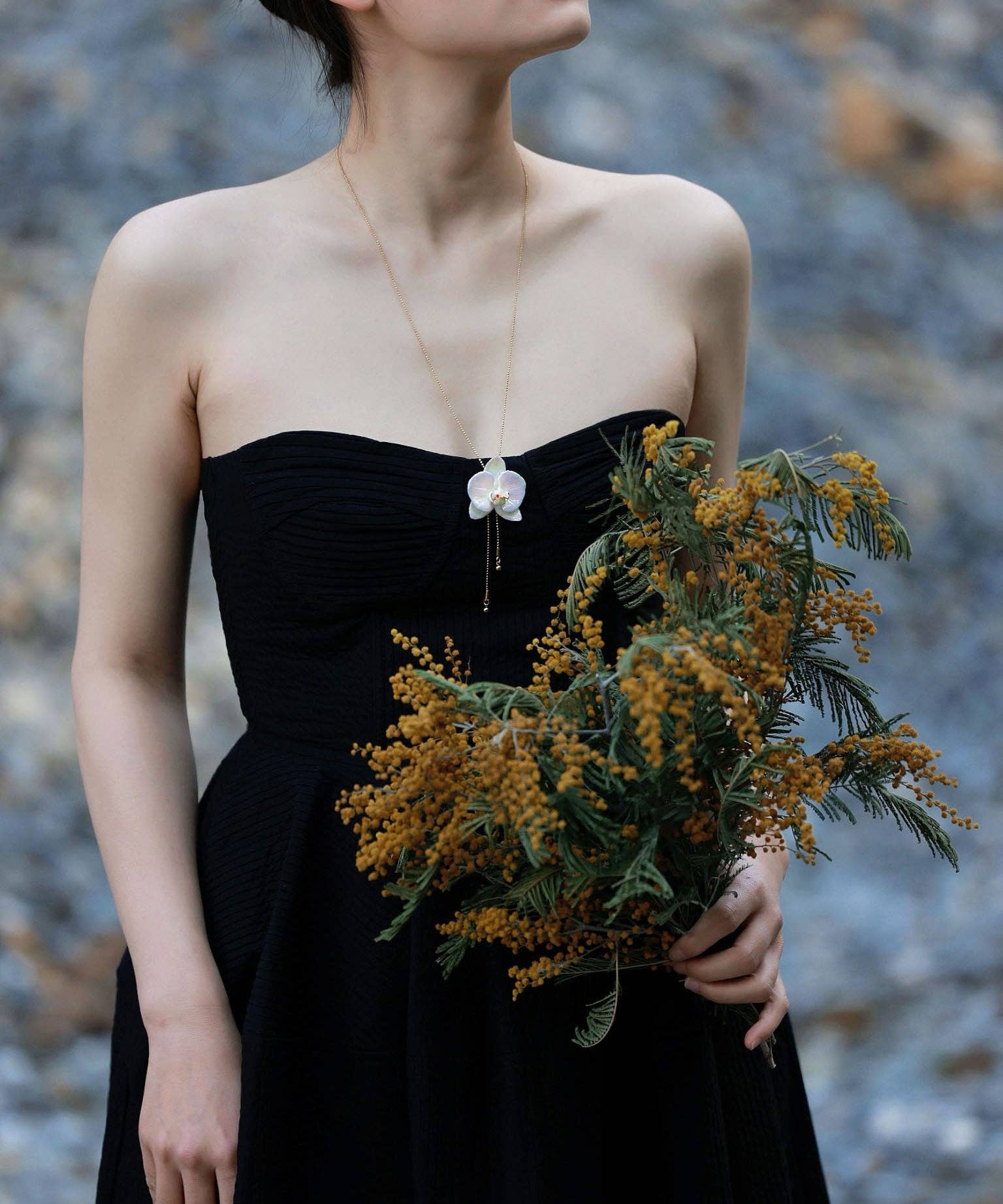 Vermilion Collection - Venta al por mayor Broches - Accesorios de cerámica YIHE "Orquídea polilla"9