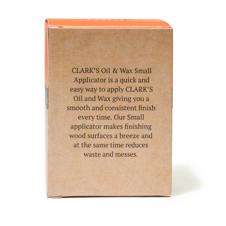CLARK'S - Wholesale Kitchen Tool/Gadget - CLARK'S Oil & Wax Round Applicator | USA Maple Construction