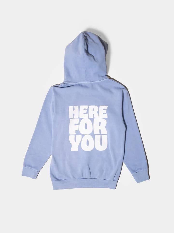 Here For You Grape Hoodie for wholesale by Here For You Clothing