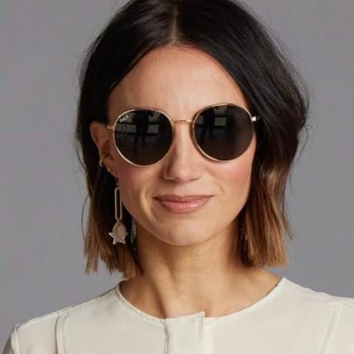 Luna - Unisex Polarized Small Round Sunglasses for wholesale by DAX Eyewear