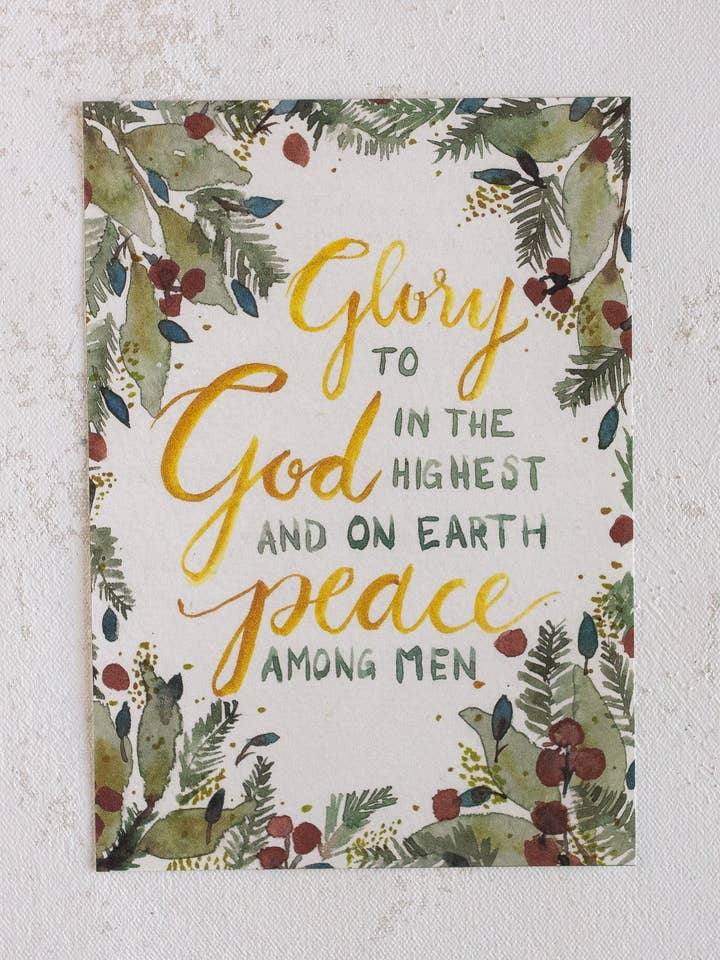 Glory to God in the Highest | Art Print for wholesale by Mercy Creates