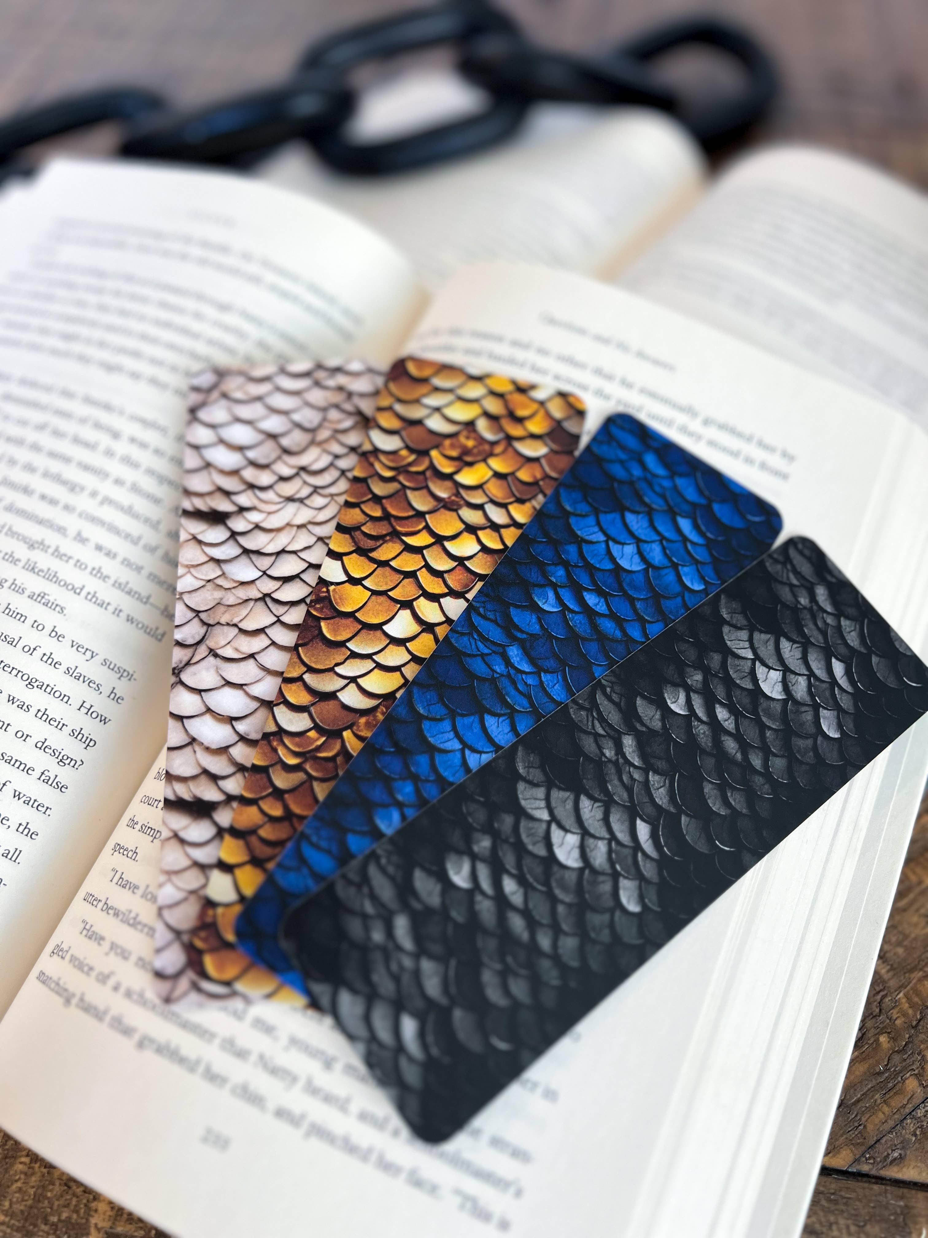 Little Turkey Shoppe - Wholesale Bookmark - Dragon Scale Bookmarks, Set 17