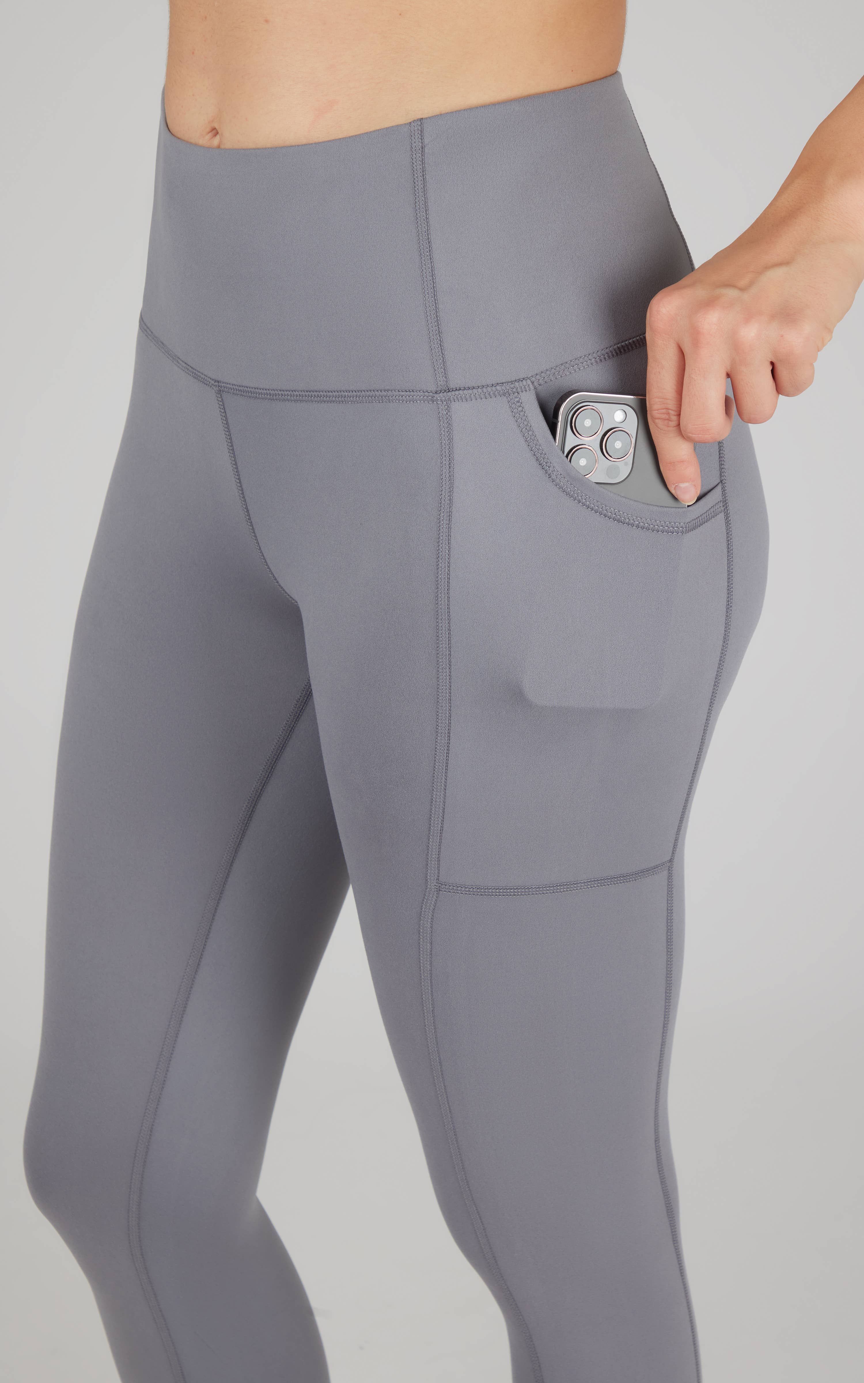 90 Degree by Reflex & Yogalicious - Wholesale Athletic/Lounge Leggings - Women's - Women's Lux Ankle Leggings with Utility Pockets10