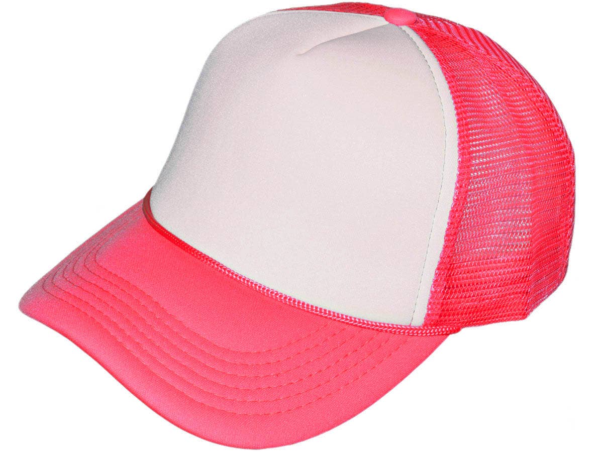 Buck Wholesale – Großhandel Trucker-Cap – Unisex – Buck Wholesale Schlichte Schaumstoff-Trucker-Caps mit Netzrückseite, mittleres Profil (44 Farben)34