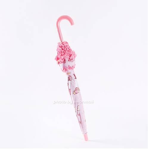 BCZShop - Wholesale Umbrella - Women's - SANRIO DESSERT DOUBLE FRILL UMBRELLA - HELLO KITTY