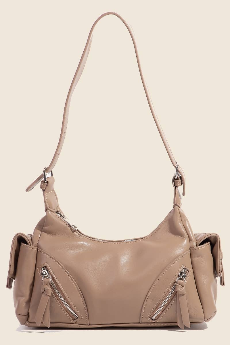 Anarchy Street - Vendita all'ingrosso Borsa a tracolla - Donna - Borsa a Mano in Pelle con Multi Tasche7