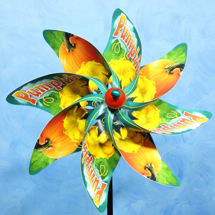 Pumpkin Garden Marker Windrad Windspiel Whirligig Fan für den Großhandel von Paper Arboretum