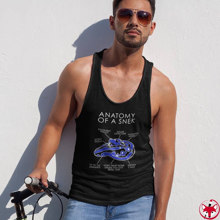 Snek Blue - Tank Top for wholesale by Artworktee