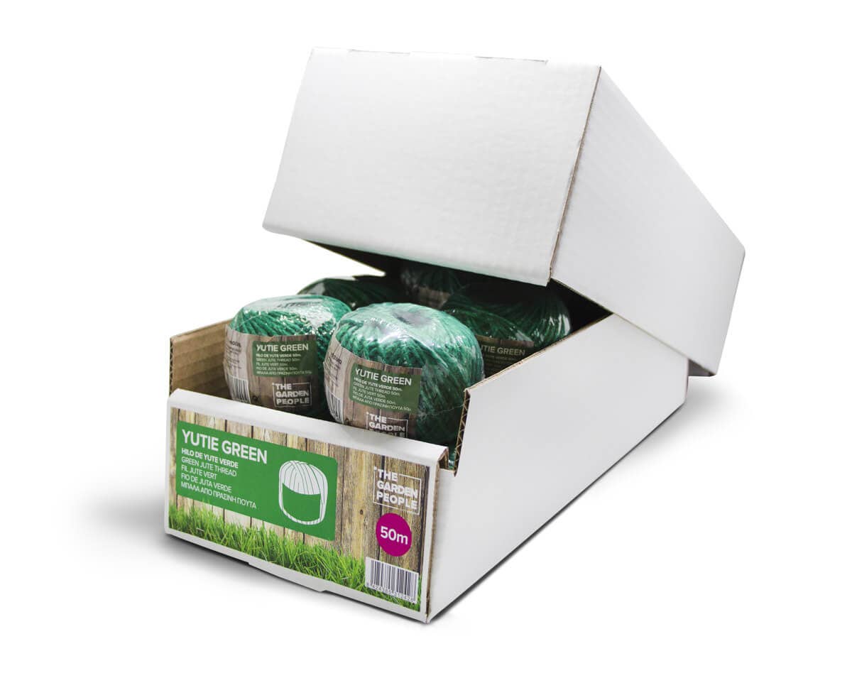 JARDIN Y NATURA OUTDOOR & GARDEN PRODUCTS SL - Wholesale Garden Tool - Green jute rope 50 meters - YUTIE GREEN2