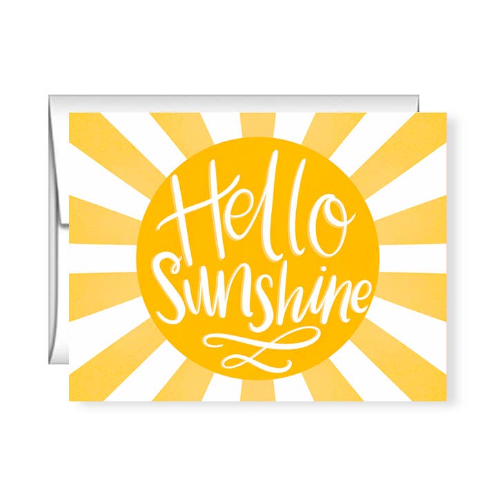 Pen & Paint - Wholesale Everyday Greeting Card - Hello Sunshine Greeting Card0