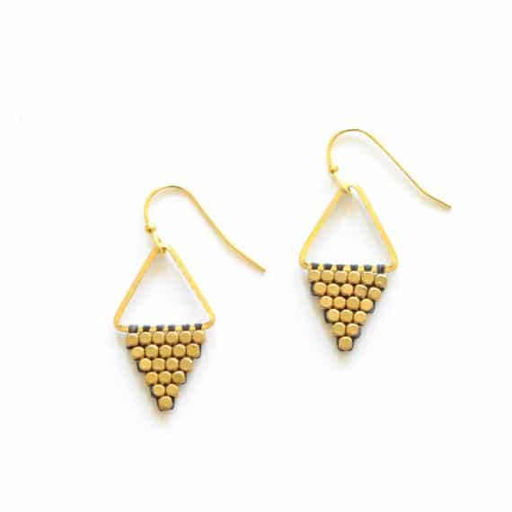 The Didi Jewelry Project - Wholesale Dangle Earrings - Small Didi Triangle Earrings0