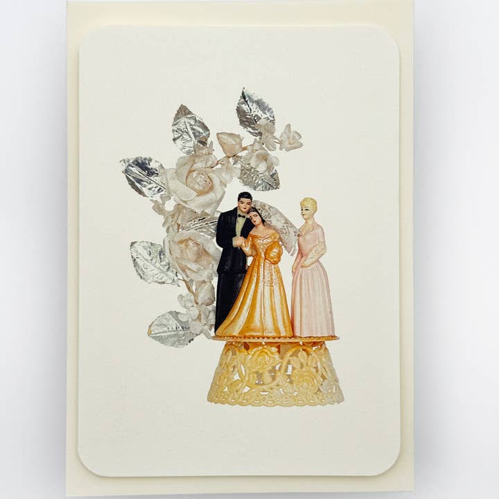 Canonbury Press – wholesale Wedding card – Wedding Cake Topper No.2 Greeting Card | Engagement3