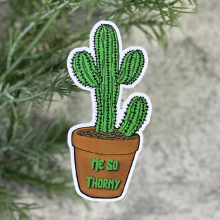 Me So Thorny Vinyl Sticker 5-Pack for wholesale by Beautiful Mind Design
