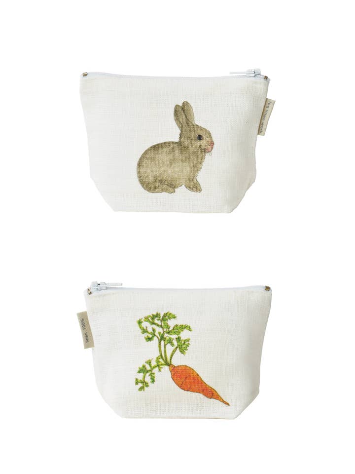 Isabelle Boinot Pouch Kanin og Gulerod for engroshandel hos Fog Linen Work
