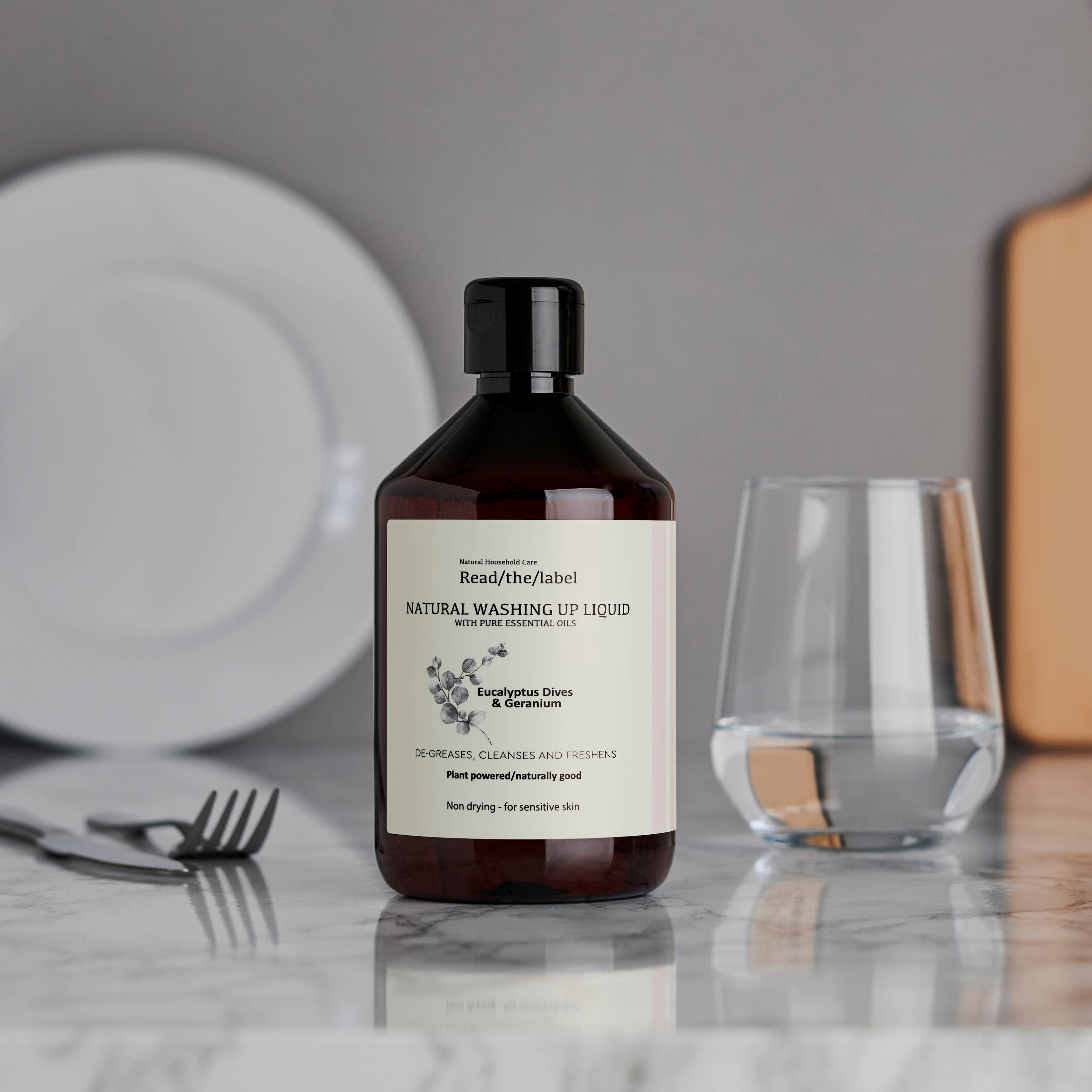 readthelabellondon - Wholesale Dish Soap - Eucalyptus Dives & Geranium Washing up Liquid 500ml1