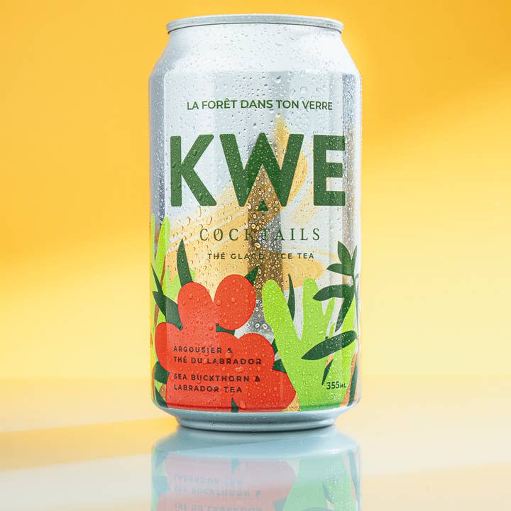 Kwe cocktails - Vente Apéritifs sans alcool/mocktails - Thé glacé nordique – Thé du Labrador & Argousier