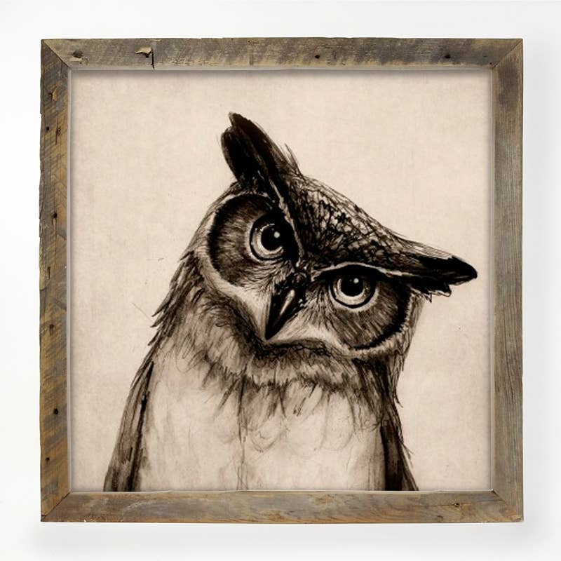 ginger blue - Wholesale Art Print - Owl5