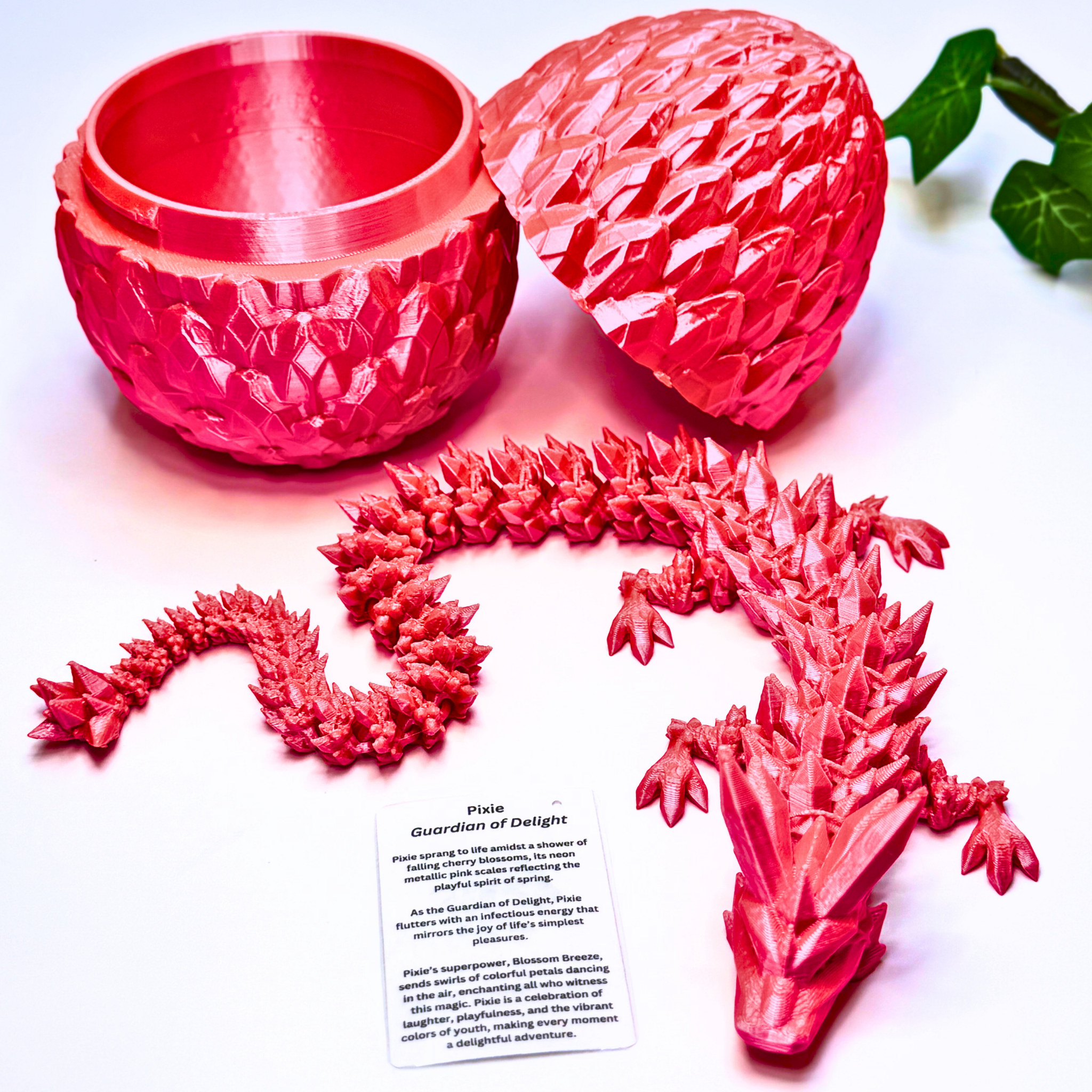 Dragon Fidgets - Wholesale Fidget Toy - Kids - 17IN Crystal Dragon and 6IN Egg Fidget Toy, Decor5