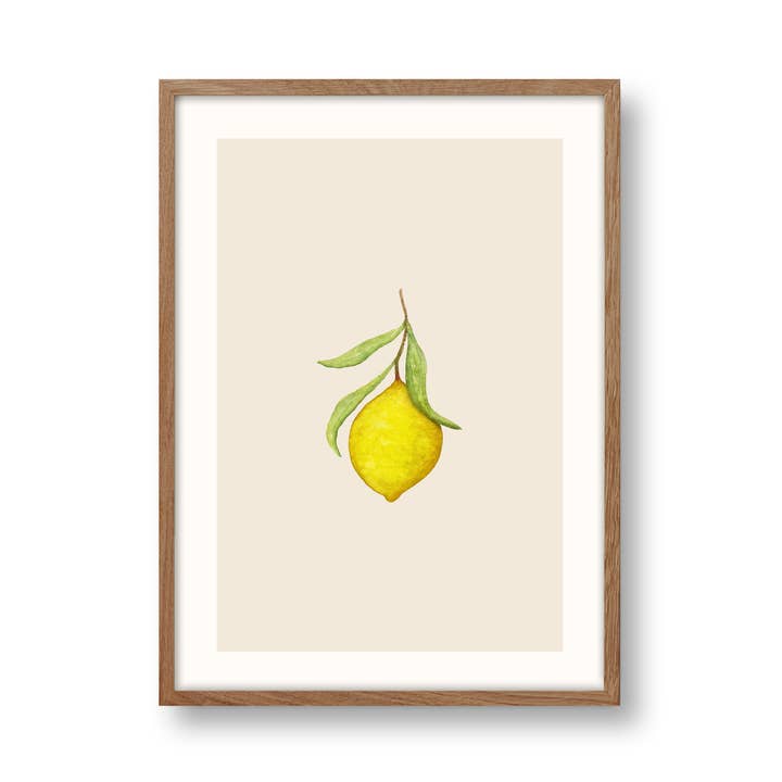 A3 kunstdruk | citroen voor wholesale door SANS.design