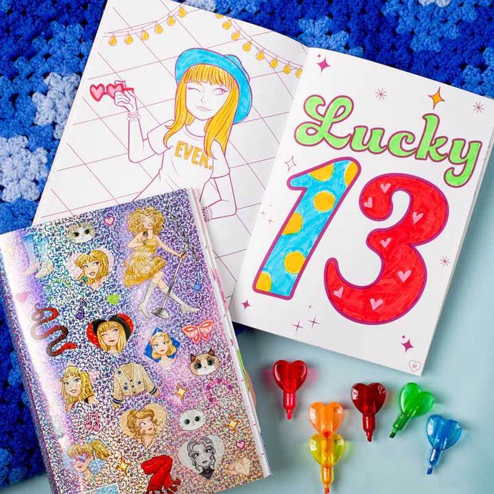 Simon & Schuster - Wholesale Coloring & Activity Book - Kids & Baby - Taylor's World: Coloring and Activity Book with 7 heart-shaped stackable markers by Delaney Foerster4