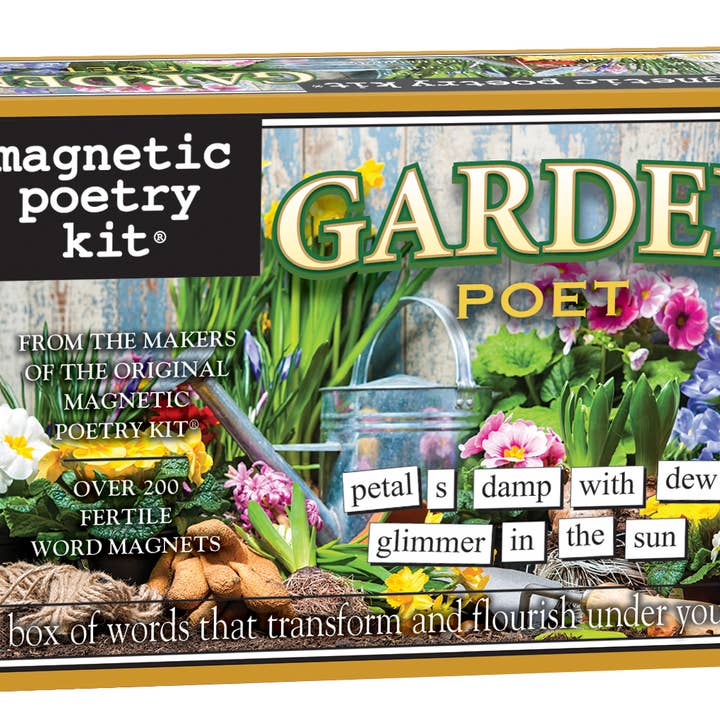 Garden Poet Magnetic Poetry Kit for wholesale by Magnetic Poetry