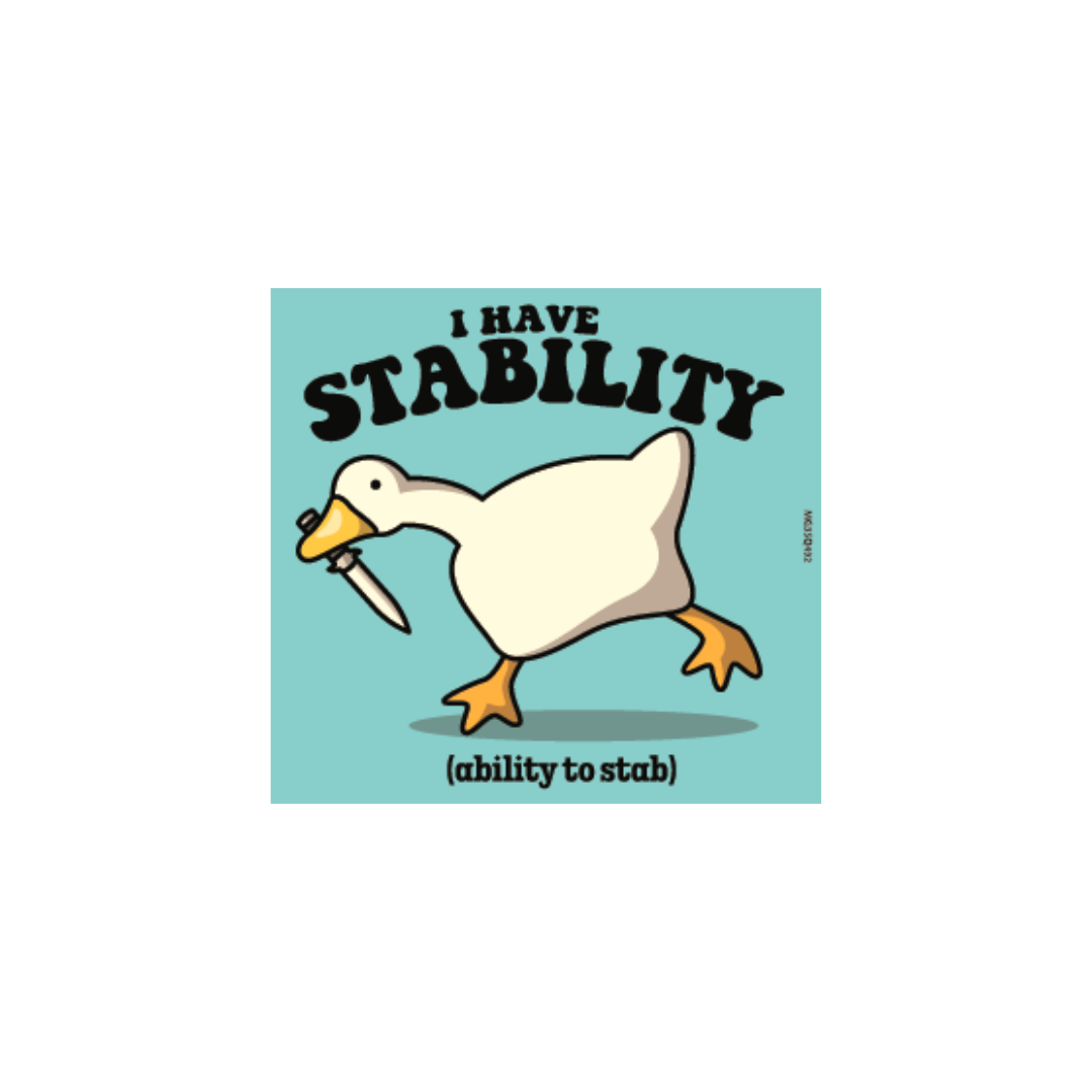 Kalan – wholesale Magnet – I Have Stability (ability to stab) Square Magnet0