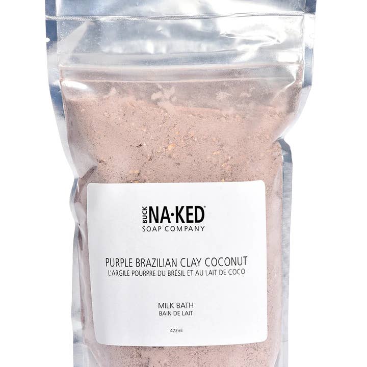 Bath Soak- Purple Brazilian Clay and Coconut Milk Bath Soak- Purple Brazilian Clay and Coconut Milk