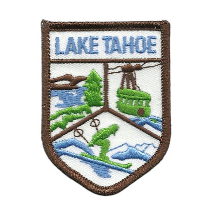 Happy Wood Products - Wholesale Patch - Lake Tahoe Patch – 3 Scene Ski - 106070