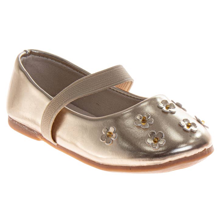 Laura Ashley Girls Floral Dress Shoes (Toddler) for wholesale by Josmo Shoes Inc