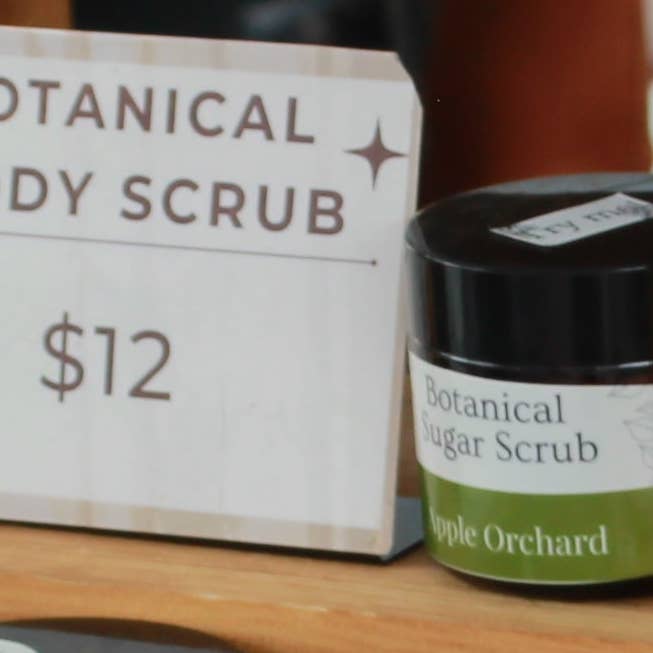 Exfoliating and Moisturizing Whipped Sugar Scrub for wholesale by Natura+Nutrire Botanical Skincare