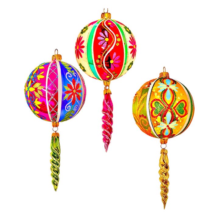 Jazzy Flash - Asst/3 - Ornement de Noël pour la vente par The Ornament King™ He's Back! Santa's Right Hand Man!