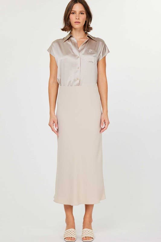 Current Air - Wholesale Skirt - Women's - Slip Maxi Skirt11