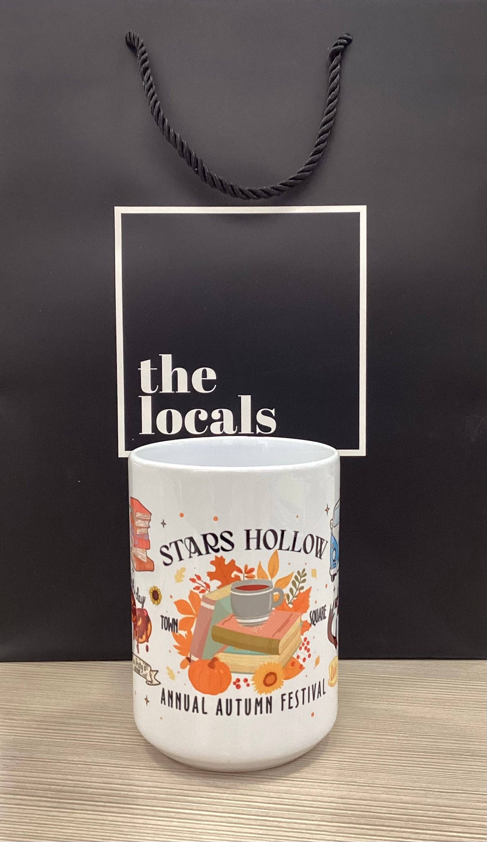 The Locals - Wholesale Coffee mug - Gilmore Girls Gazebo Collage Mug1