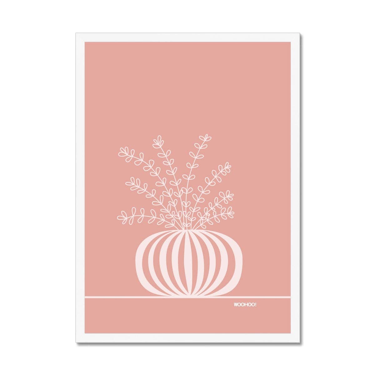 Woo Hoo Prints - Wholesale Art Print - BOTANICAL PLANT PEACH PINK PRINT4