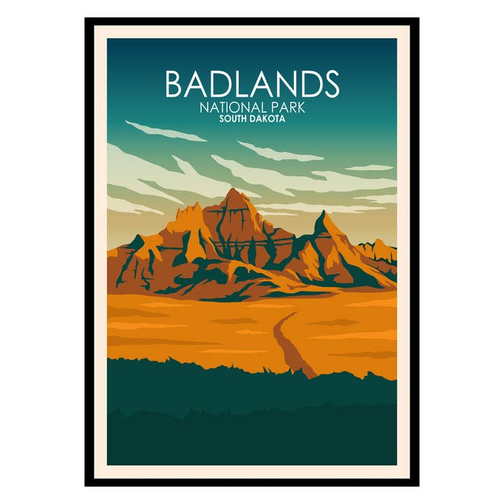 Badlands National Park USA Poster for wholesale by Places of Art