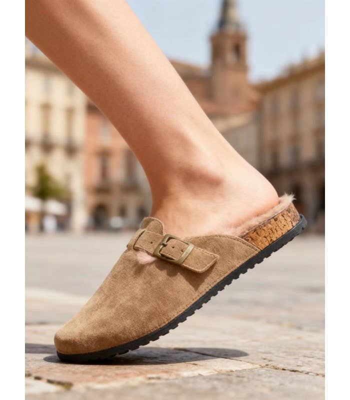 SWEET MAGIC SHOES & BAGS - Vendita all'ingrosso Pantofole - Donna - SUEDE CON PELLICCIA ALL'INTERNO3