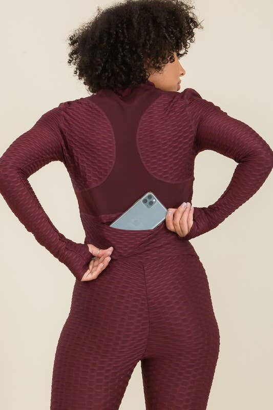 Vibrato Clothing - Wholesale Athletic Jacket - Women's - SHP001-J-Mesh-Panel Sleeve  Full Zip Up Active Jacket10