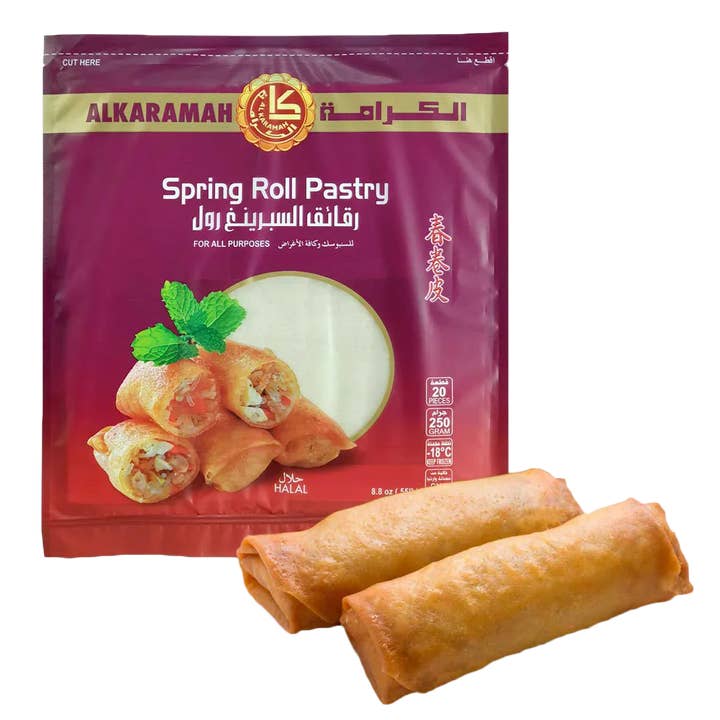 ALKARAMAH Spring Roll - Big size (250g) UPC 732542000230 for wholesale by SaniLLC