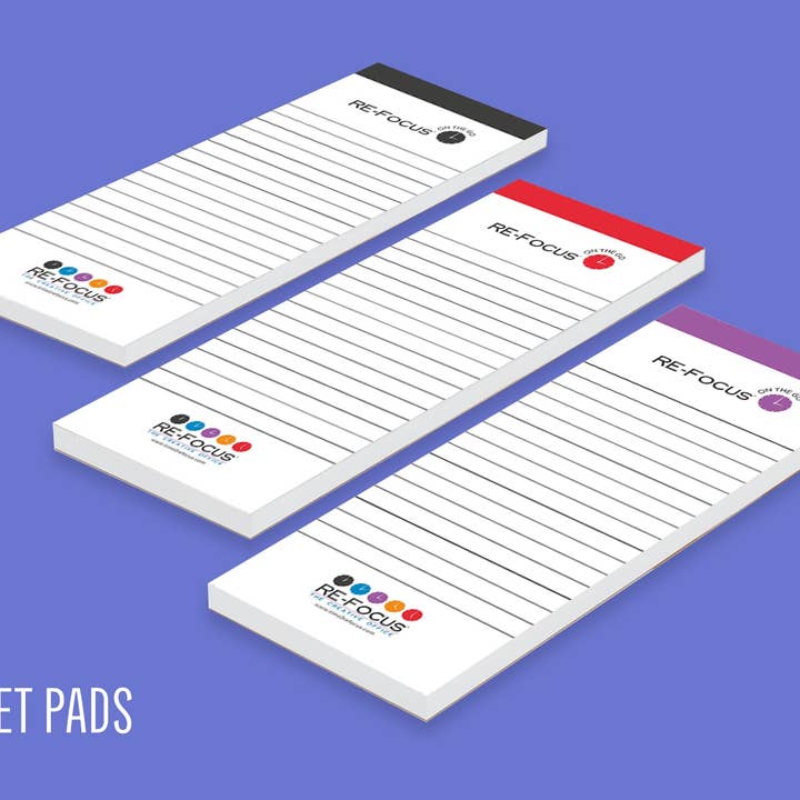 RE-FOCUS THE CREATIVE OFFICE – wholesale Anteckningsblock – NY!! RE-FOCUS ON THE GO-MAGNETKUDDAR, 3-PACK1