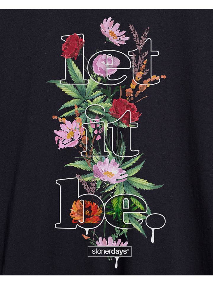 StonerDays Apparel - Wholesale Hoodie – Women's - Let It Be Crop Top Hoodie1