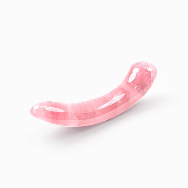 Biird - Wholesale Sex Toy - Pixii | Crystal Quartz Petite Curved Dildo | Biird