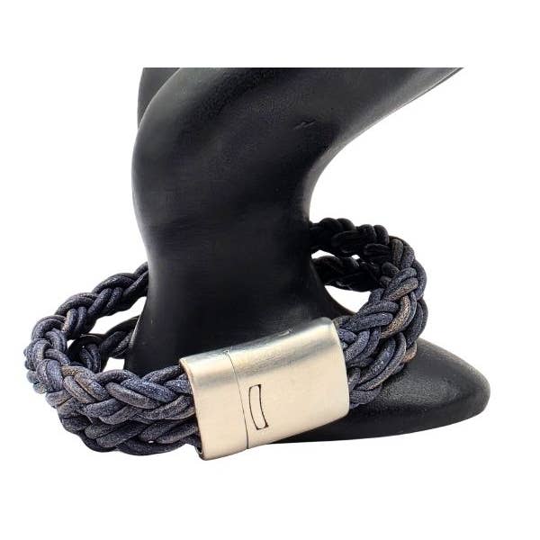 Pulseira de Couro Entrançado Hawaii Bolo - Estilo 532 por atacado de Sun Enterprises B.V.