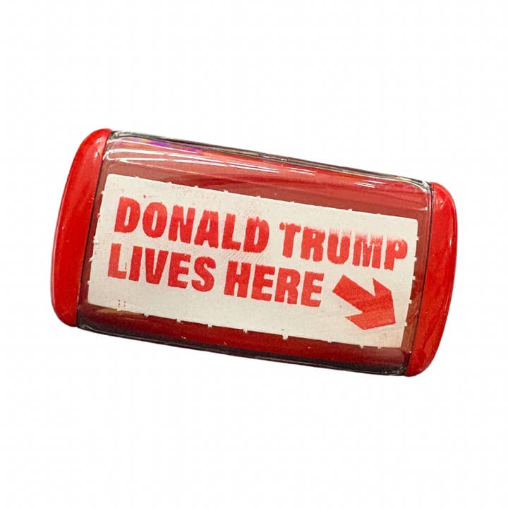 I Love My Freedom - Wholesale Rubber/Decorative Stamp - Trump Lives Here Stamp - 3422