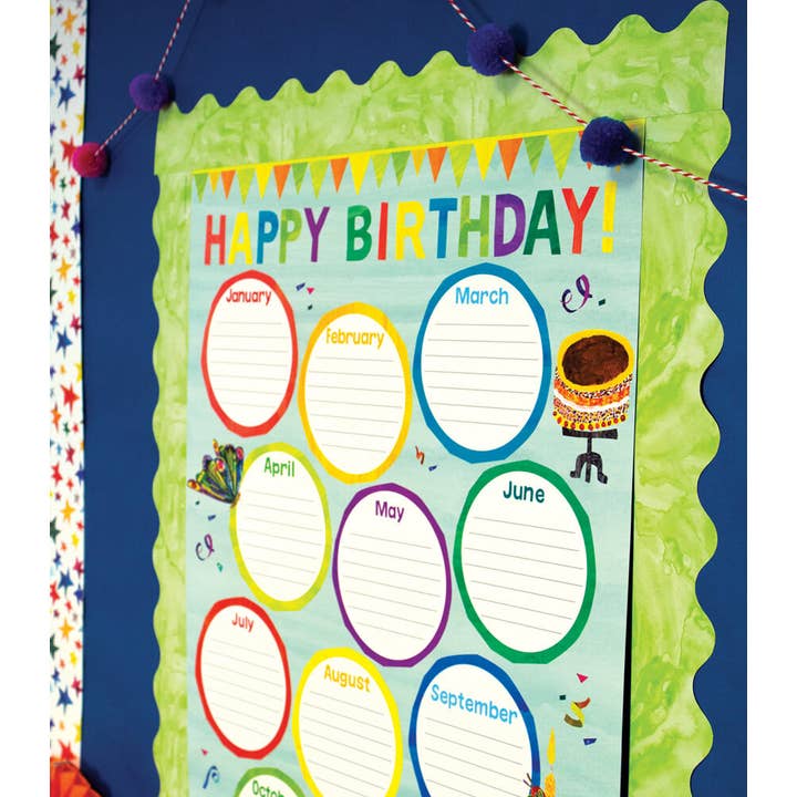 Carson Dellosa Education - Wholesale Poster - World of Eric Carle™ Birthday Chart2