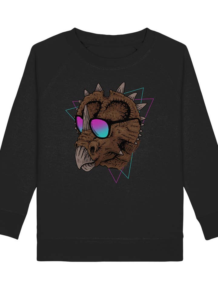 Dinosaurier Triceratops Cooler Dino Kinder Sweatshirt für den Großhandel von Tigerlino®
